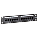 10 Inch CAT5e UTP patch panel - 12 ports