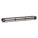 CAT6a STP patch panel - 24 ports