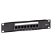 10 Inch CAT6 UTP patch panel - 8 ports