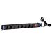 19 inch power strip with 8 sockets and switch