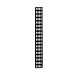 18U vertical cable tray - 30 cm