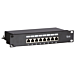10 Inch CAT6 FTP patch panel - 8 ports