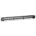 UTP patch panel for keystones - 24 ports