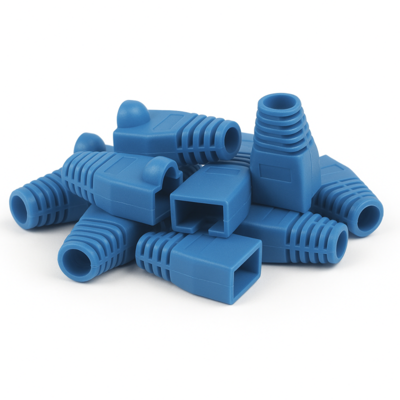 DANICOM RJ45 Cable Boot Blue Large - 10 pieces