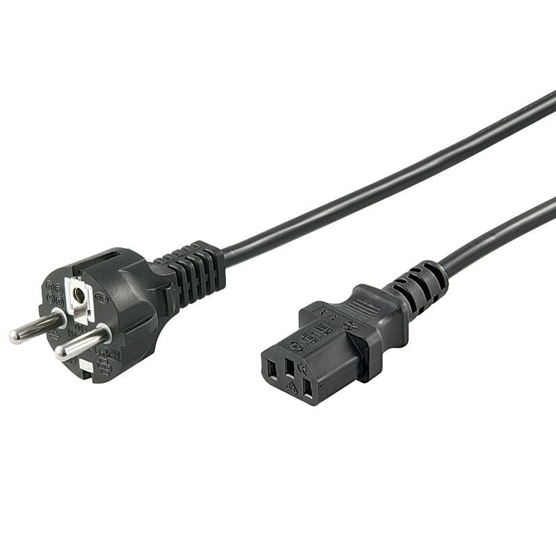 Furnace Risikabel forbrug Power cable schuko to C13 3m black kopen? Slechts €7.74