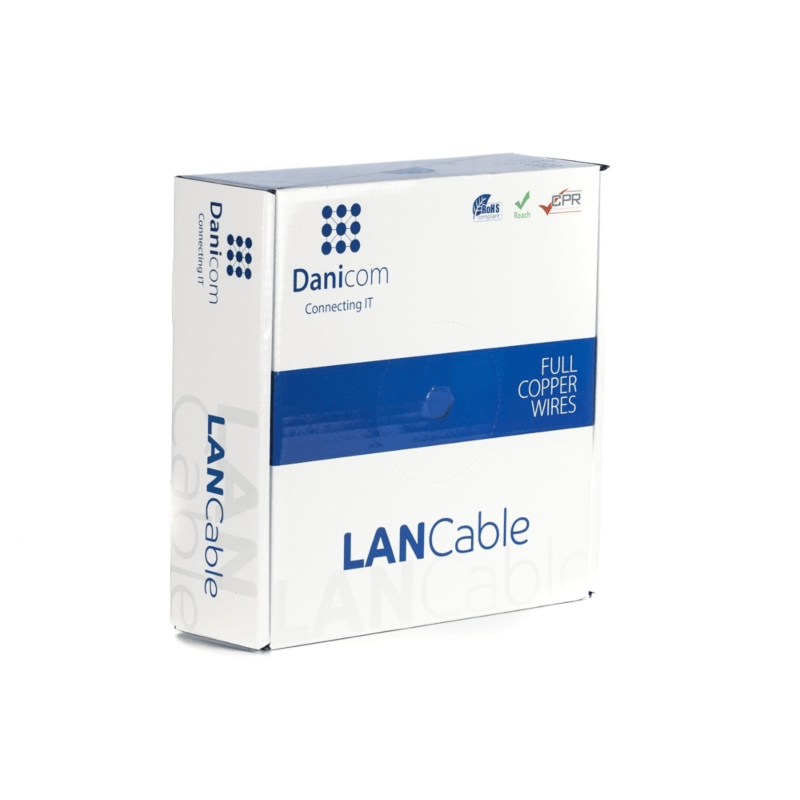 DANICOM CAT7 S/FTP 50m on a reel solid - LSZH (Dca)