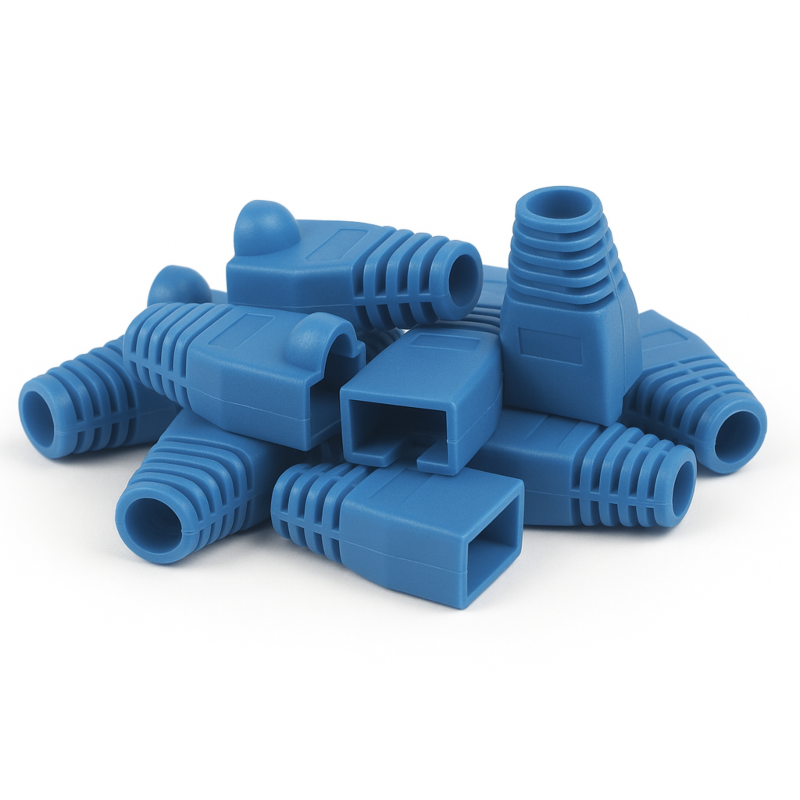 DANICOM RJ45 Cable Boot Blue -10 pieces