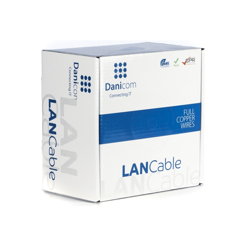 DANICOM CAT6A S/FTP 100mon a reel stranded -  LSZH (Fca)