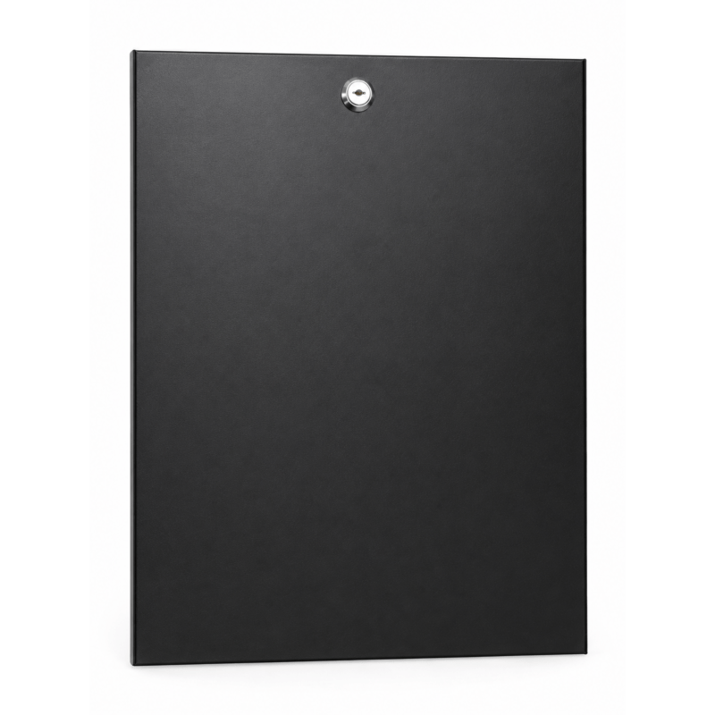 12U side panel for 10" server cabinets - 450mm deep with lock