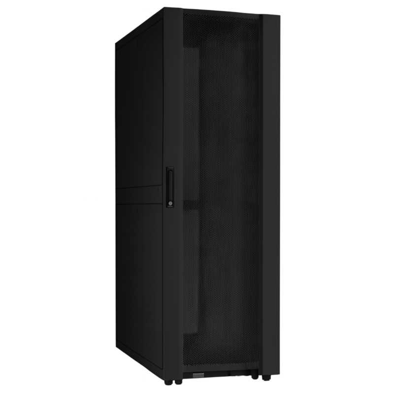 48U Datacenter server rack with perforated door 800x1200x2250mm (WxDxH)