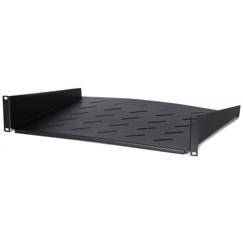 2U shelf for 600mm deep wall mount racks - 400mm deep (max. 12 kg)