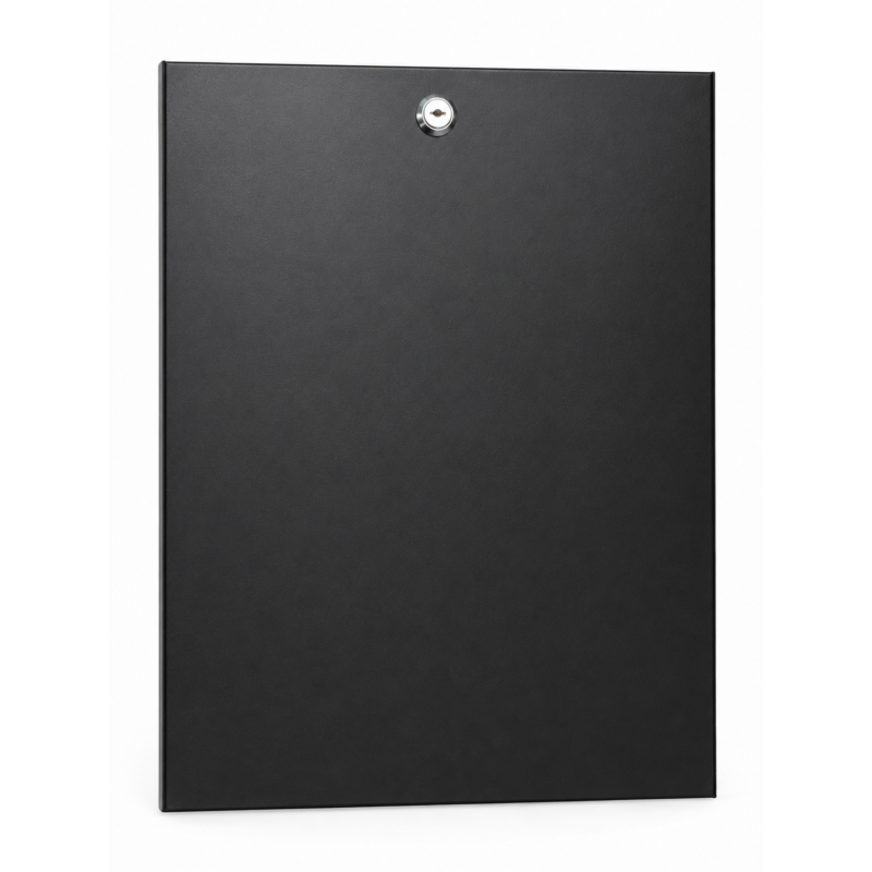 15U side panel for 10" server cabinets - 450mm deep with lock