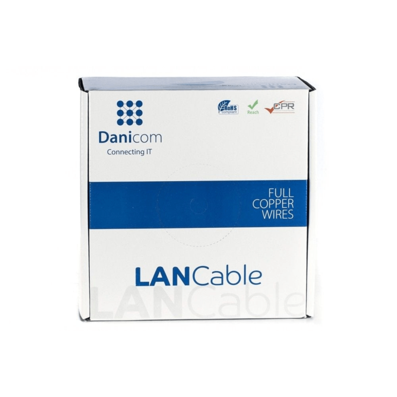 DANICOM CAT7 S/FTP 100m on a reel solid - LSZH (Dca)