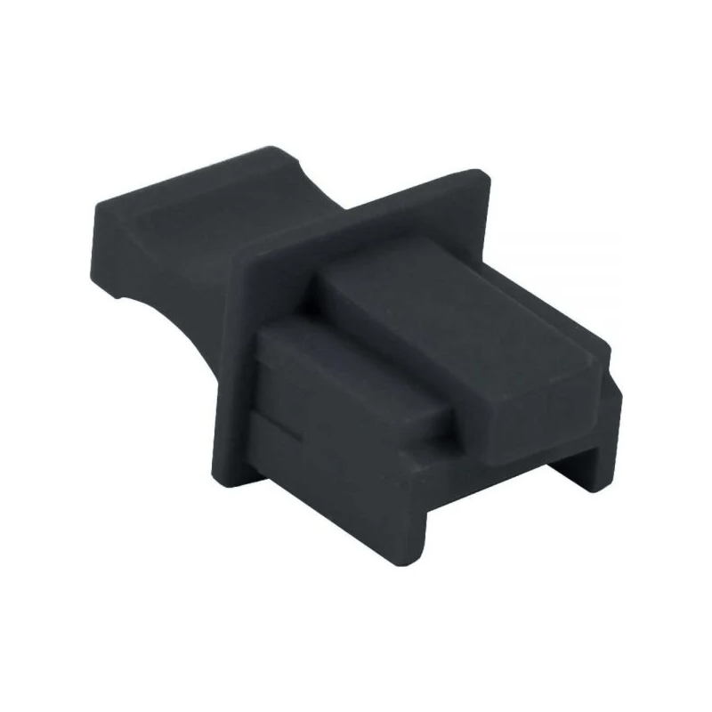 RJ45 port dust covers, set of 10, black