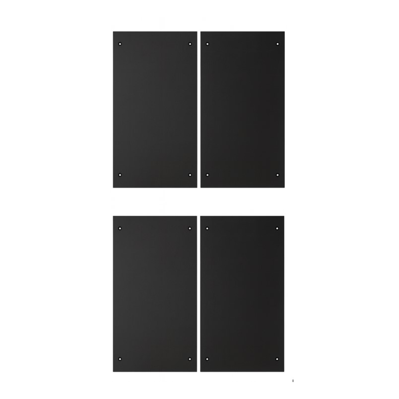 Datacenter side panel set for 52U cabinets, 1200mm deep