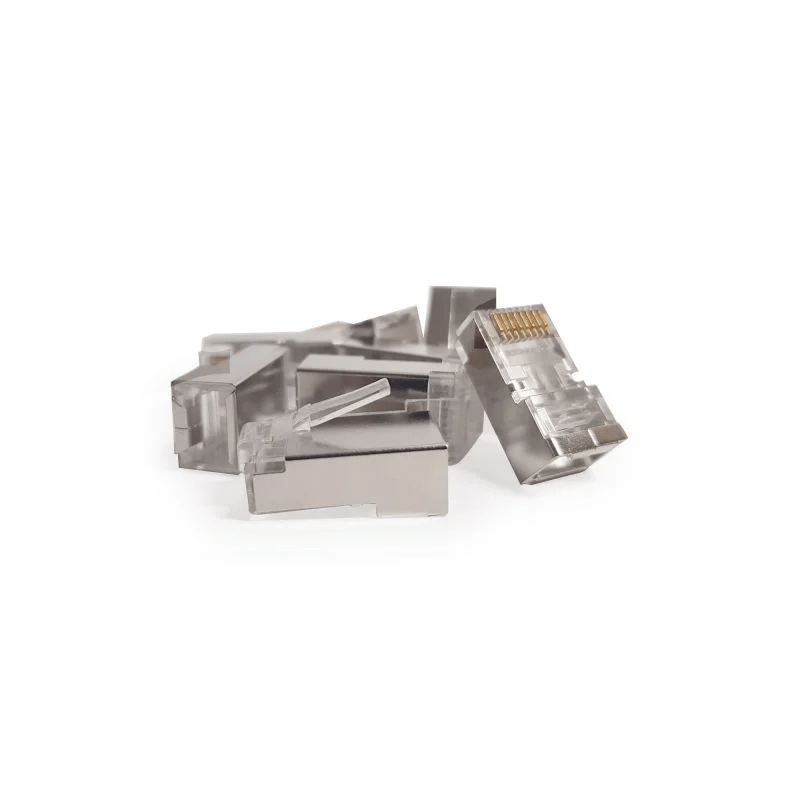 CAT6 RJ45 connector - shielded - for stranded cable - 10 pieces