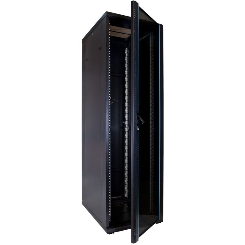 42u Server Rack With Glass Door