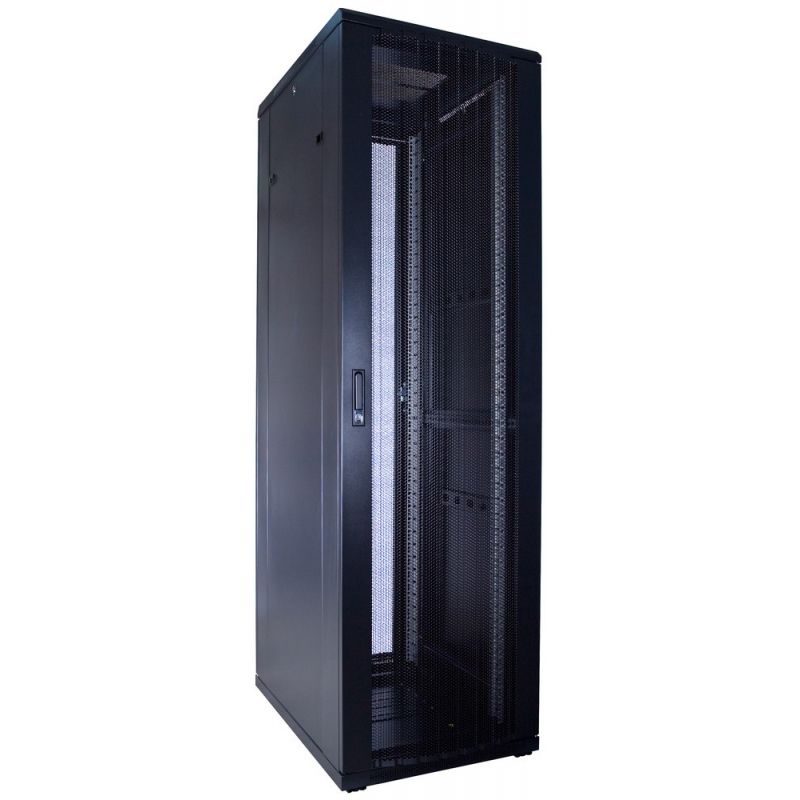 42U server rack with perforated door 600x800x2000mm (WxDxH)