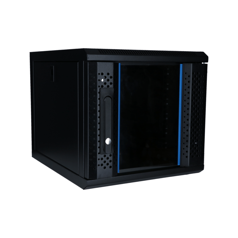 10 inch 6U server rack with glass door 370X450X370mm (WxDxH)