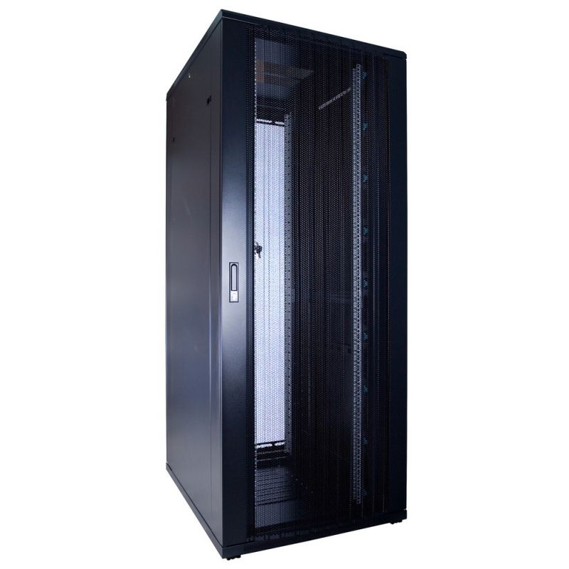 42U server rack with perforated door 800x1000x2000mm (WxDxH)