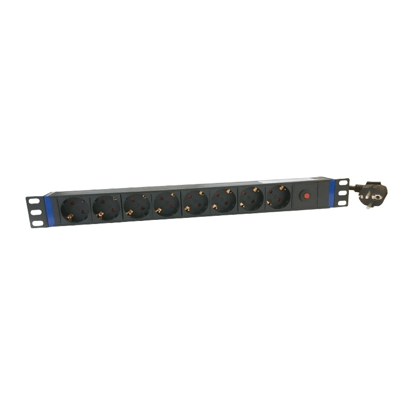 19 inch 8-way power strip - master overload
