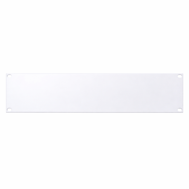 19 inch cover panel - 2U white