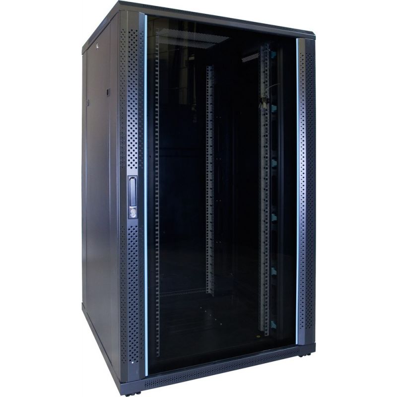 27u Server Rack With Glass Door