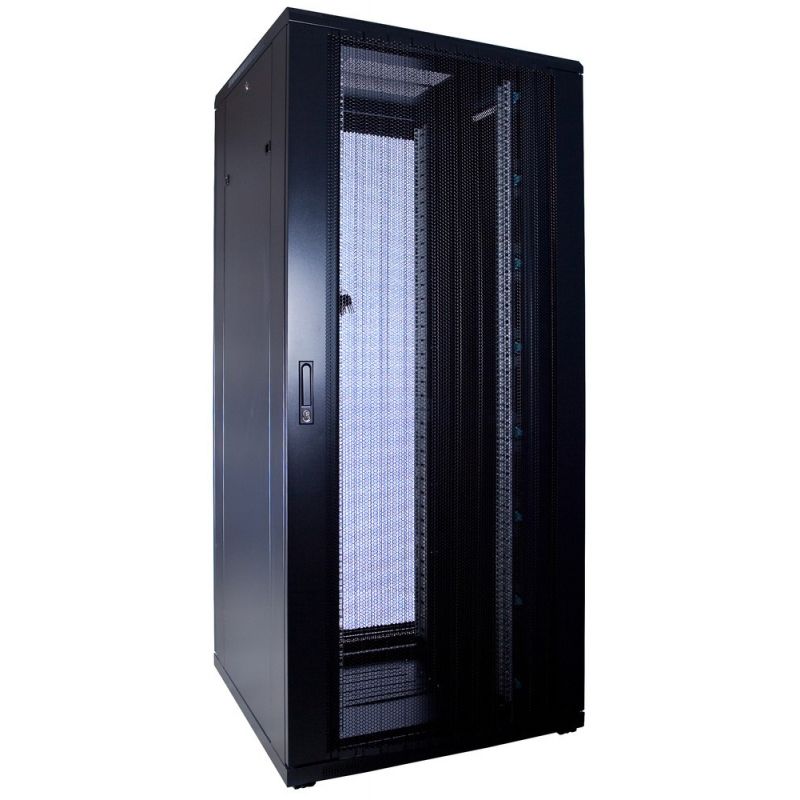 37U server rack with perforated door 800x800x1800mm (WxDxH)