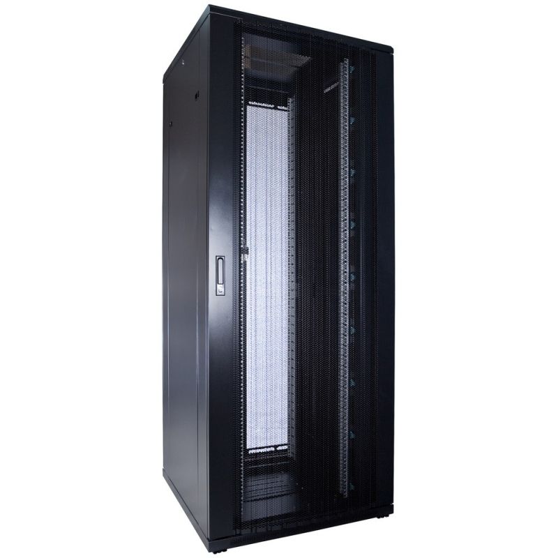 47U server rack with perforated door 800x800x2200mm (WxDxH)