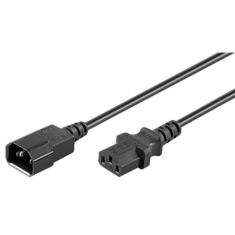 Power cable C13 to C14 5m black