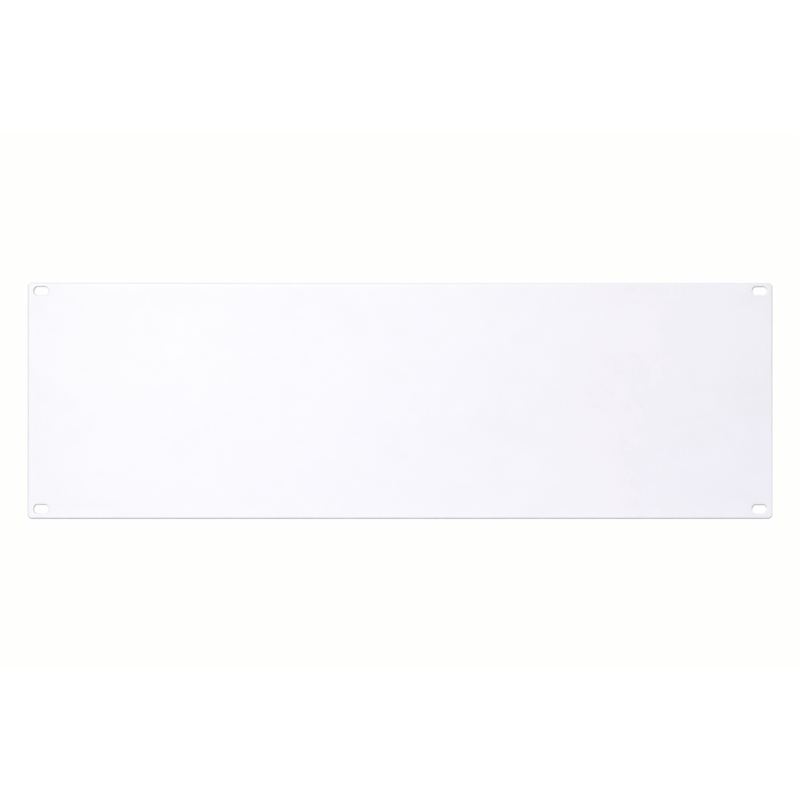 19 inch cover panel - 4U white