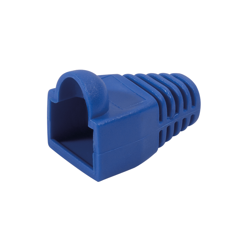 RJ45 plug boot blue