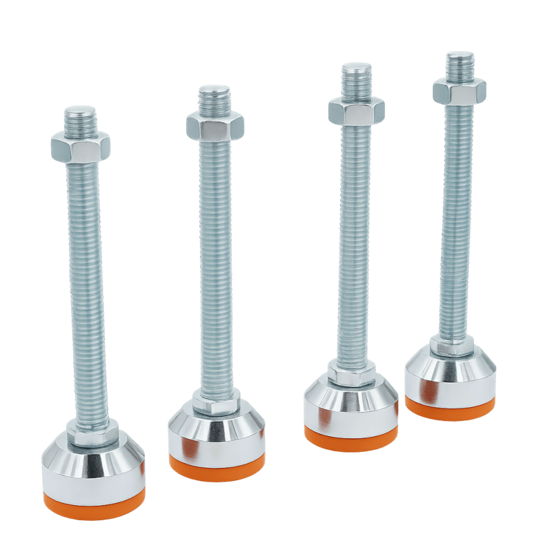 Set of extra high leveling feet for all server cabinets