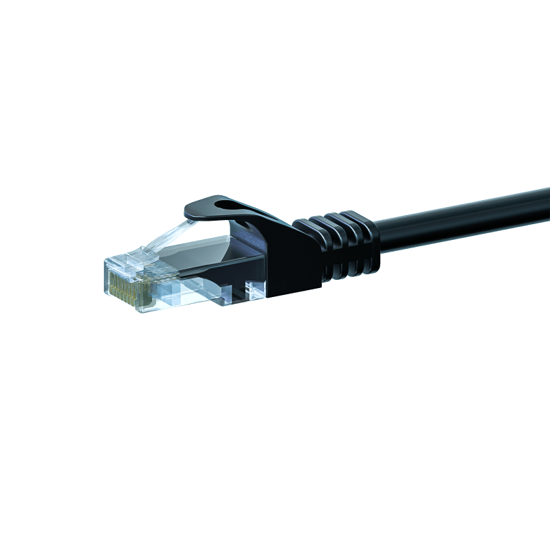 UTP CAT5e 2m black - 100% copper