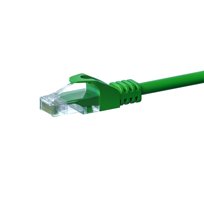 UTP CAT5e 0,25m green - 100% copper 