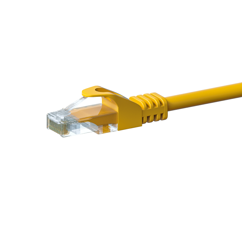 UTP CAT5e 1,50m yellow - 100% copper