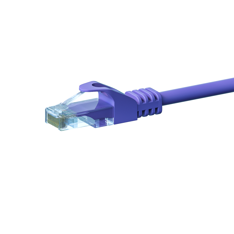 UTP CAT5e 2m purple - 100% copper