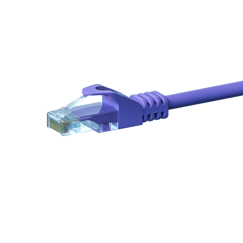 UTP CAT5e 5m purple - 100% copper