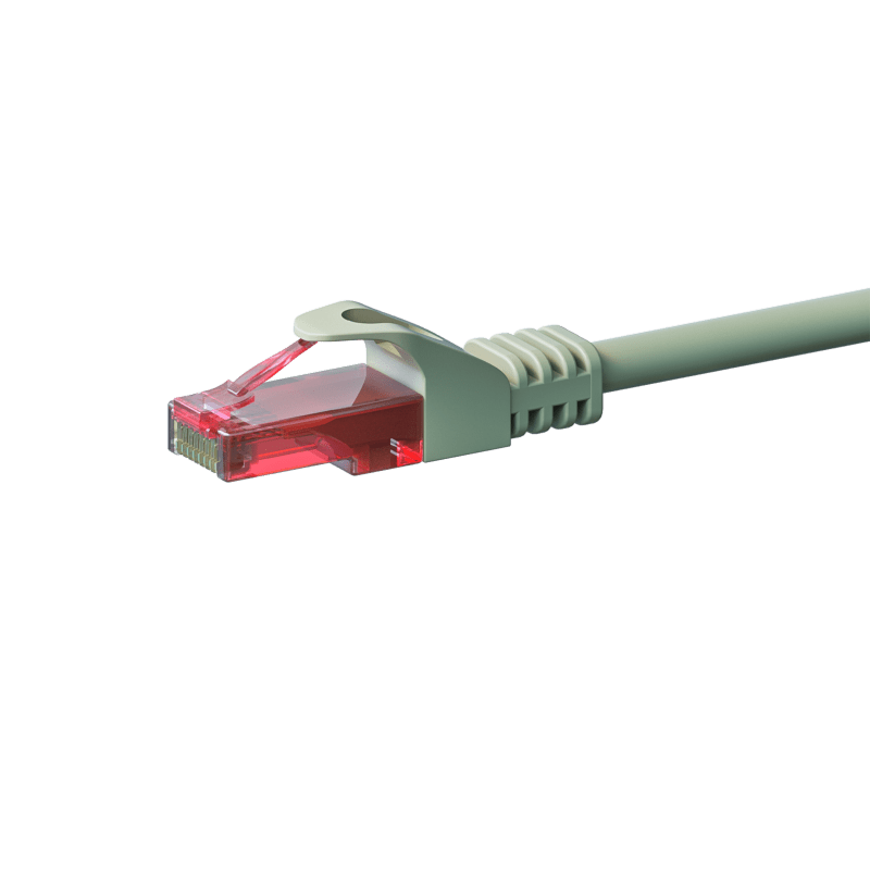 UTP CAT6 0,15m grey - 100% copper