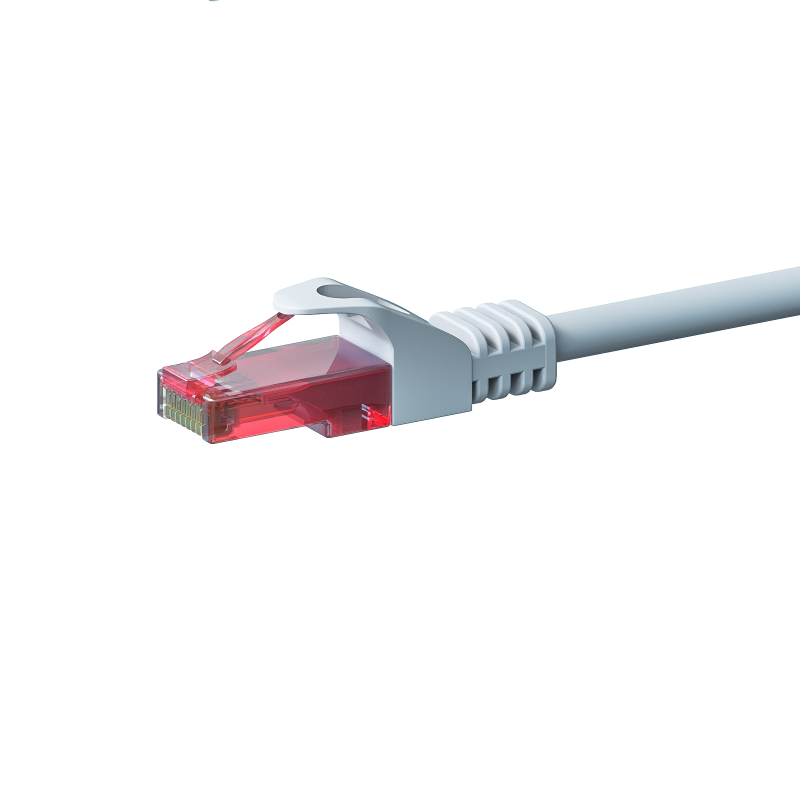 UTP CAT6 0,25m white - 100% copper