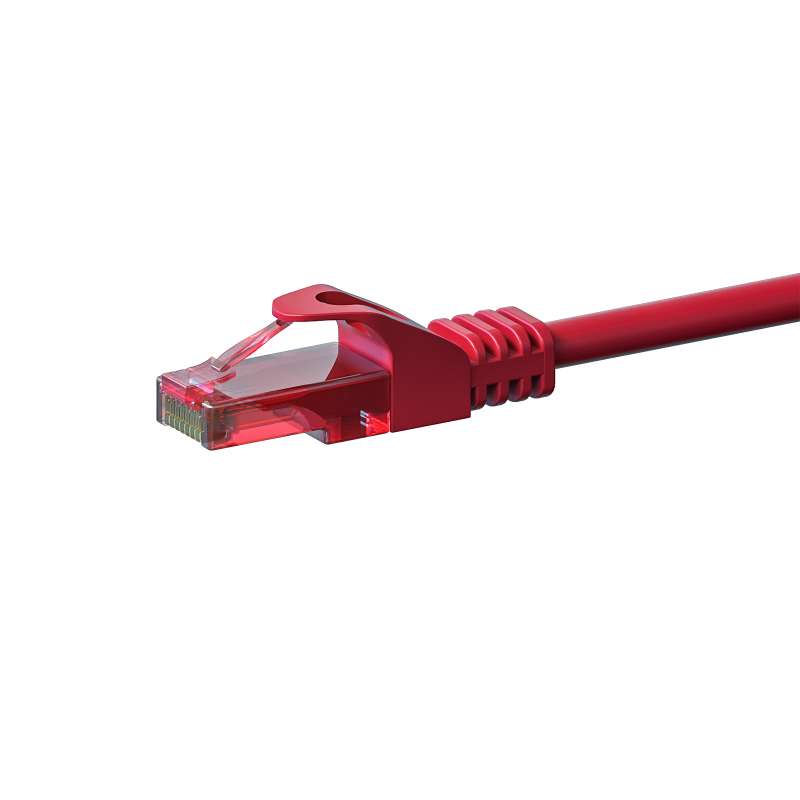 UTP CAT6 0,25m red - 100% copper