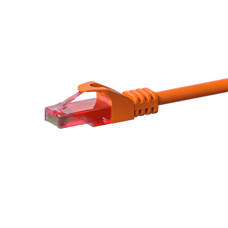 UTP CAT6 0,15m orange - 100% copper