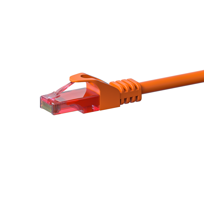 UTP CAT6 0,50m orange - 100% copper