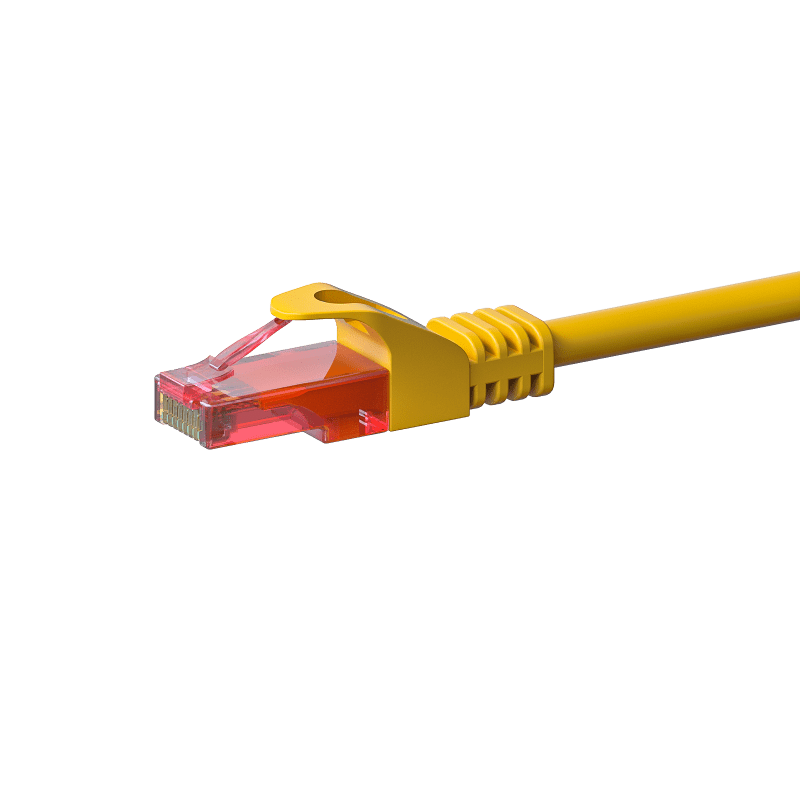 UTP CAT6 10m yellow - 100% copper