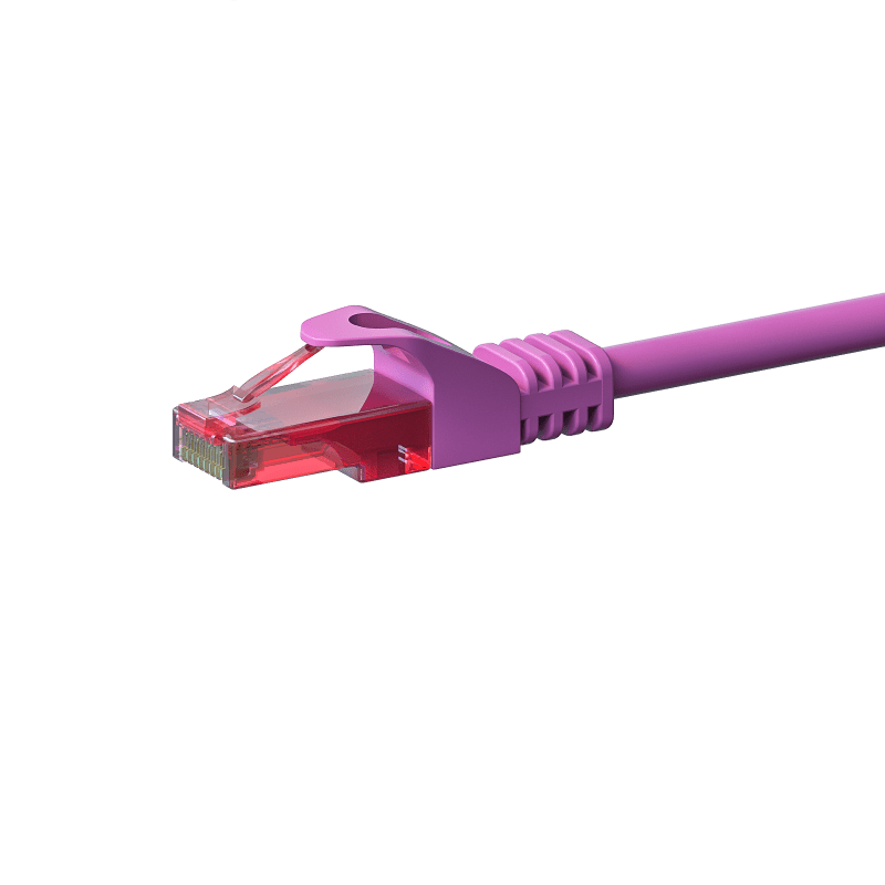 UTP CAT6 7,5m pink - 100% copper