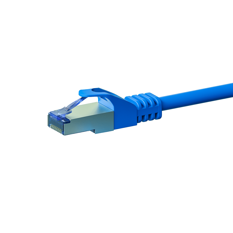 CAT6a S/FTP (PIMF) 0,25m blue