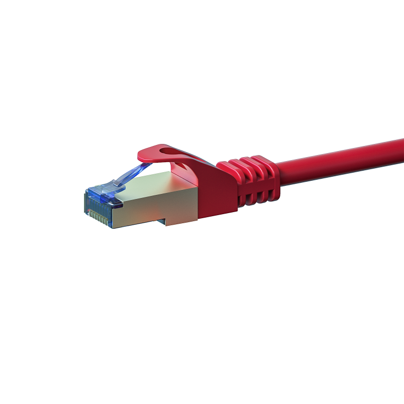 CAT6a S/FTP (PIMF) 0,50m red