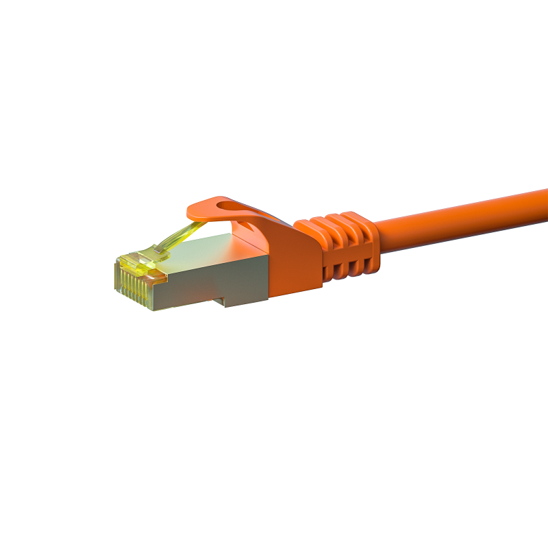 Cat7 S/FTP (PIMF) 0,25m orange