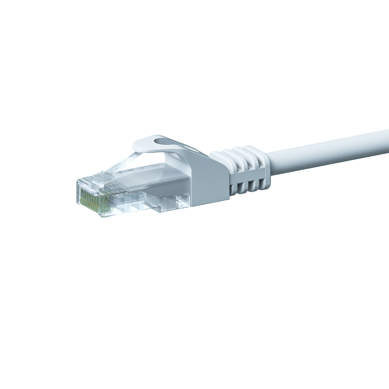 CAT5e UTP 0,25m white - CCA