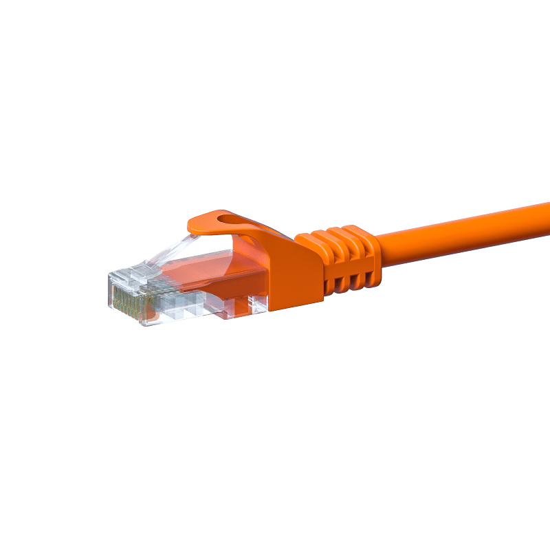 CAT5e UTP 0,25m orange  - CCA